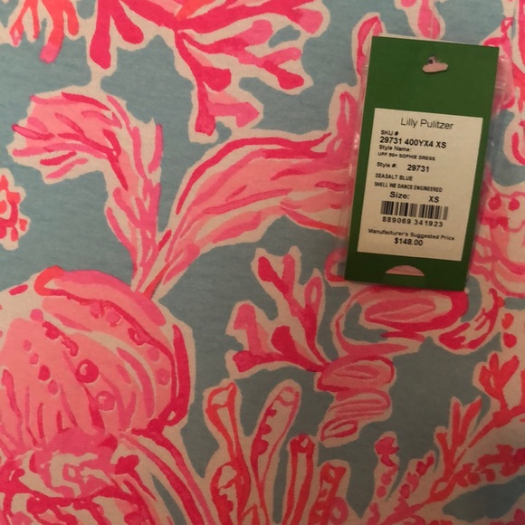 Lilly Pulitzer Sophie Dress in Shell We Dance - Picture 2 of 2